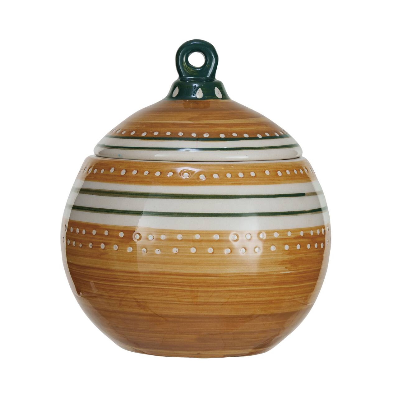 Hello Honey® 5.75" Wax Relief Ornament Stoneware Jar